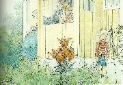 Carl Larsson utspokning-esbjorn utkladd USA oil painting artist